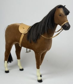 American Girl Doll Horse and Saddle Some play wear and signs of age present. No he’s or tears in