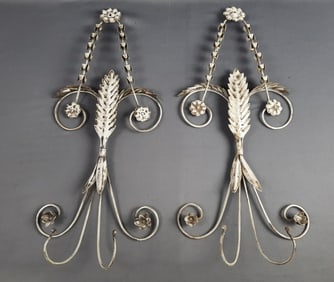 Vintage Metal Hanging Wall Easels 23 inches tall. Please see images for details regarding the