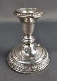 Frank M Whiting Sterling Silver Weighted Candlestick Holder