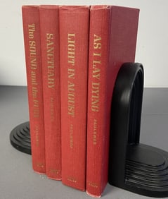 Vintage William Faulkner Books Set of Four Four William Faulkner novels published by Random House,