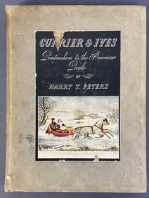 Currier & Ives Vintage Book 1942 Currier & Ives Printmakers to the American People by Harry T