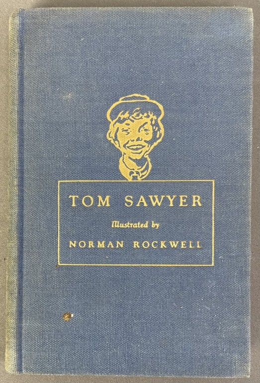 Tom Sawyer by Mark Twain illus. Norman Rockwell Hardcover book, The Adventures of Tom Sawyer by Mark (1 of 7)