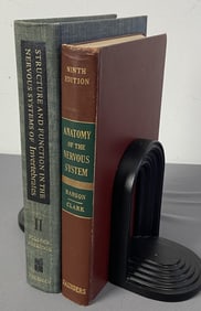 Two Vintage Nervous System Anatomy Books Anatomy of the Nervous System by Stephen Walter Ranson,