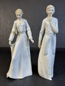 Royal Doulton Reflections Demure Pensive 1985 HN 3045, HN 3109Excellent condition. No cracks or