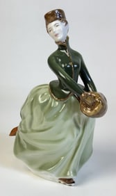 Royal Doulton Figurine HN 2318 Grace 8 inches tall by 5 inches wide. Good condition free from cracks