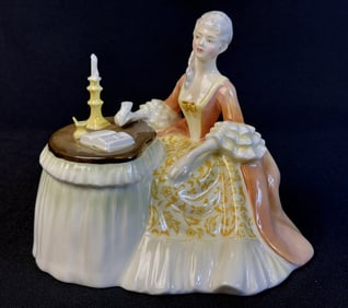 Royal Doulton Figurine HN 2330 Meditation 5.5 inches tall by 7 inches wide.