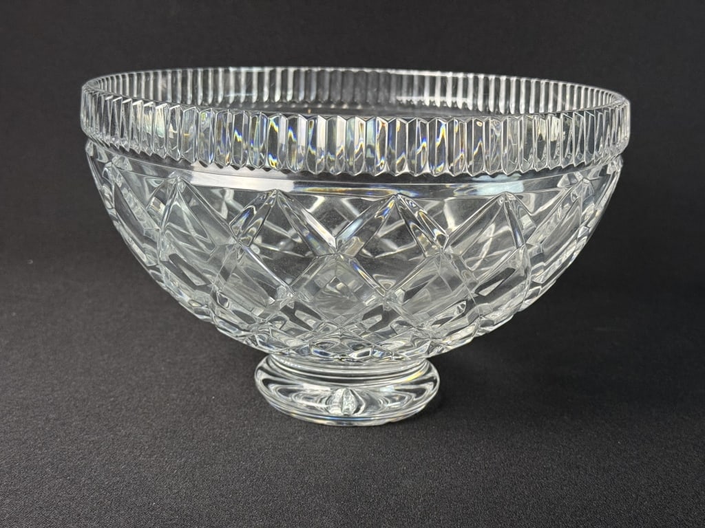 Waterford Crystal 11" Crystal Bowl Bowl measures 6 inches tall by 11 inches in diameter (1 of 5)