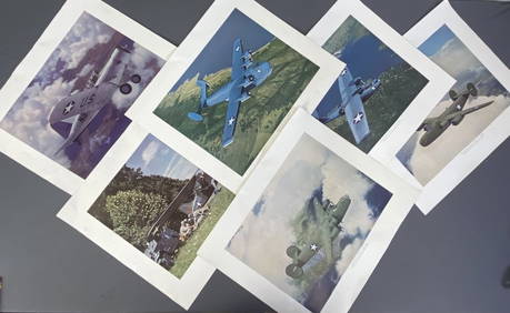 World War 2 Plane Photograph Portfolio Six photographs of WW2 era planes manufactured by (1 of 11)