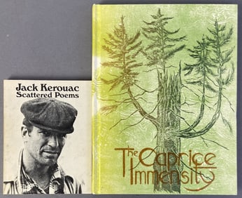 Vintage Poetry Books Kerouac & Frostic Scattered Poems by Jack Kerouac, published by City Lights