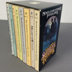 Sherlock Holmes Box Set of Eight Books The Complete Sherlock Holmes by Sir Arthur Conan Doyle.