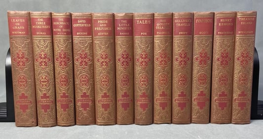 World's Literary Masterpieces Books Set of 12 Twelve volume series, World's Literary Masterpieces,