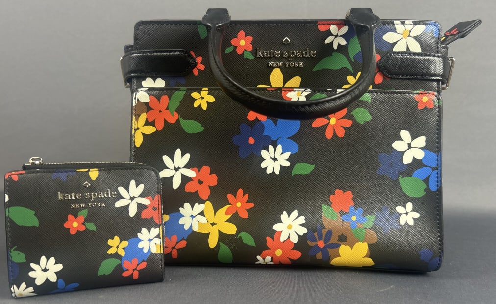 Kate Spade Floral Handbag & Wallet Kate Spade Staci medium floral handbag and wallet. Handbag (1 of 18)