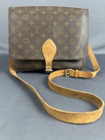 Vintage Louis Vuitton Monogram Shoulder Bag This bag has decent evidence of time, tarnished metal