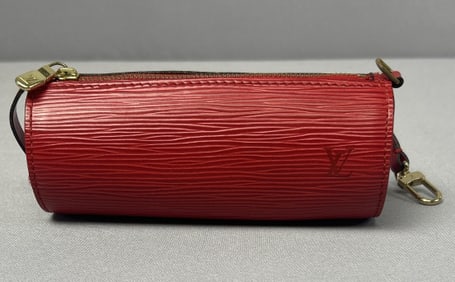 Louis Vuitton Red Epi Mini Papillon Wallet Red leather Louis Vuitton mini wallet in excellent like