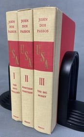 John Dos Passos USA Book Set Three volume set, USA by John Dos Passos. Published by Houghton