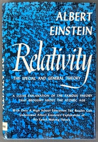 Relativity Book by Albert Einstein 1961 Relativity the Special and General Theory by Albert
