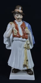 Herend Porcelain Hungarian Figurine 5441 Hand painted made in Hungary. 13 inches tall by 6 inches