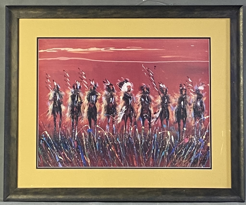 Joanne Bird From The North Serigraph Signed Serigraph of the painting From the North by Joanne Bird, (1 of 5)