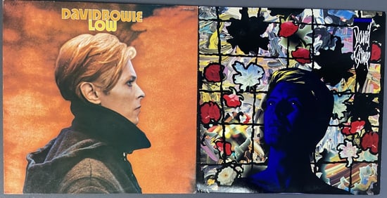 David Bowie Vinyl Records Low & Tonight Low, RCA Victor, CPL1-2030,