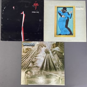 Steely Dan Vinyl Records Set of Three Aja, ABC Records AA-1006, 1977,