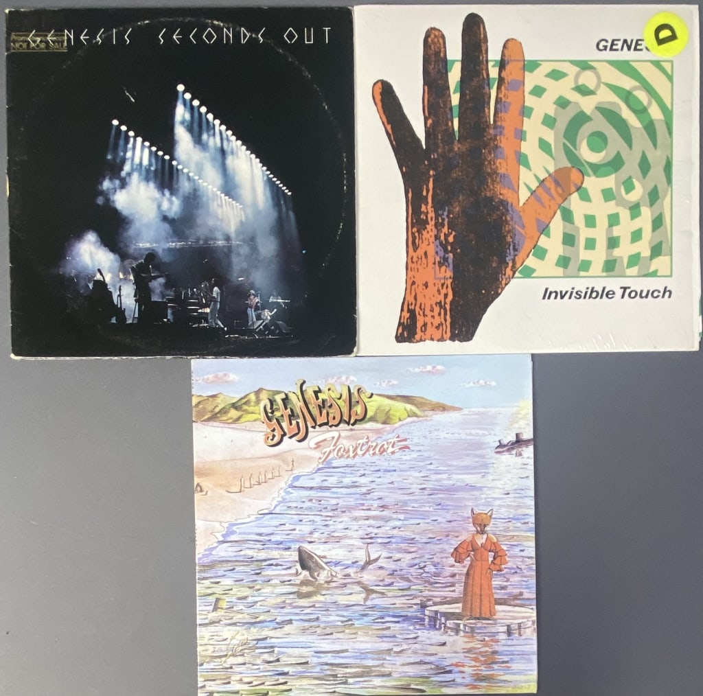 Genesis Vinyl Records Set of Three Foxtrot, Buddah Records AS 1058, (1 of 16)