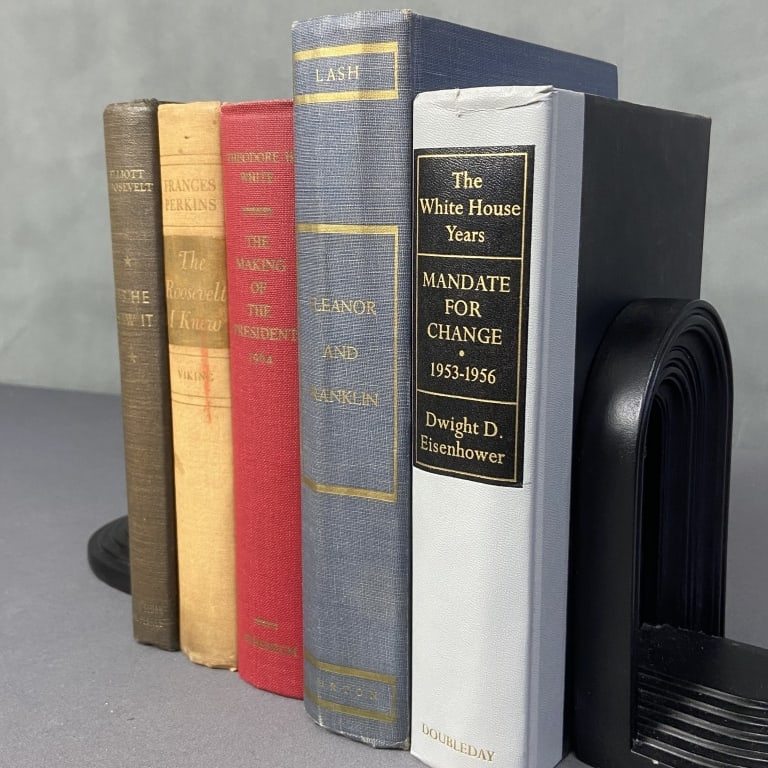 Vintage Presidential Books Set of Five The White House Years Mandate for Change 1953-1956 by Dwight: The White House Years Mandate for Change 1953-1956 by Dwight D Eisenhower. Published by Doubleday & Company, 1963. Eleanor and Franklin by Joseph P Lash. Published by WW Norton & Company, 1971. The Ma
