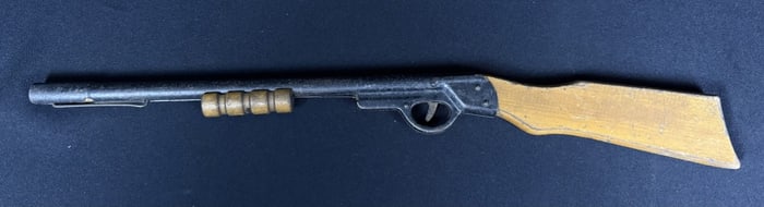 Vintage Wyandotte Metal Products Pump Pop Gun Pump, spring and trigger working. Some rust in metal