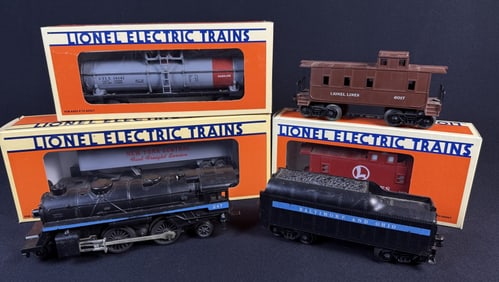Lionel O-Scale Electric Train Mixed Lot See photos for included items and condition details.