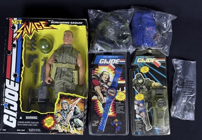Vintage GI Joe Mixed Lot Watches 12 Inch Figure 2 watches unopened and untested. 12 inch Total