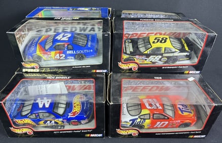 Hot Wheels Pro Racing 1:24 Diecast NASCAR Cars With previously open boxes with shelf wear and other