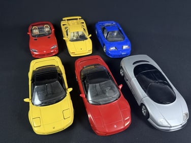 Diecast Metal 1:18 Scale Fast Cars Lot Models by Burago, Kyosho , Maisto, Revel See photos for more