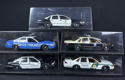 Chevy Caprice 1:18 Diecast Police Cars UT Models With cases measuring 13 x 6.5 inches. Some have
