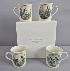 Lenox Nature's Collage Mug Collection & Box #2 No chips, cracks or damage on mugs. Box with some