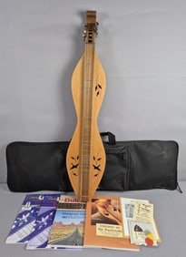 TK O’Brien’s Handcrafted Appalachian Folk Walnut Creek DU 46 Dulcimer Instrument Case &