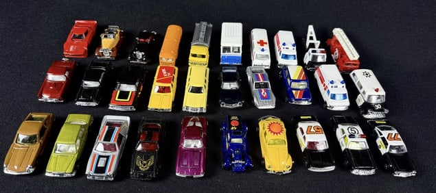 Vintage Zylmex Diecast Car Toys Mixed Lot With Tara Toy Collectors Case. See photos for included