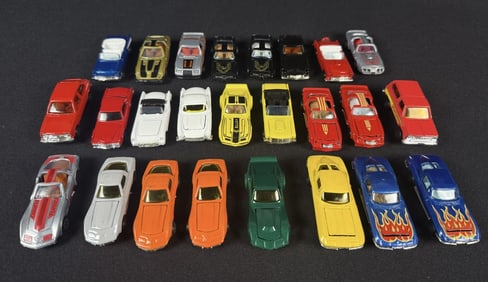 Vintage Kidco 1/64 Diecast Cars Mixed Lot 25 cars please refer to photos for items and condition