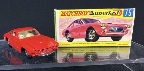 Matchbox Superfast Lesney 75 Ferrari Berlinetta 1970. Excellent condition with original boxes. See
