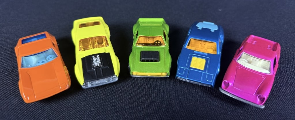 Vintage Lesney Matchbox SuperFast Diecast Car Lot 5 Cars #3 Monteverdi Hai, #5 Lotus Europa, #9 AMX (1 of 6)