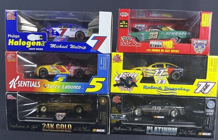 Racing Champions 1/24 Diecast NASCAR Cars In original boxes. May have been previously opened. 12 x 6