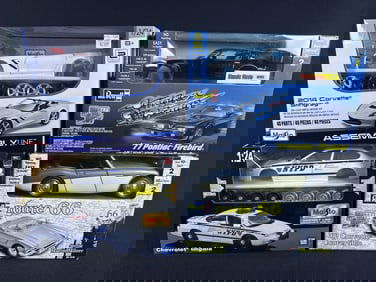 Diecast 1/24 Model Kits Corvettes Firebird Police Not thoroughly inspected or inventoried for parts.