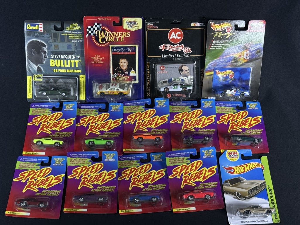 Diecast 1/64 Cars Mixed Lot Revell Hot Wheels Speed Rebels, Racing Champions. Please see photos for (1 of 7)