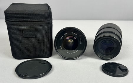 Sigma Camera Lens Bundle Set of 2 Sigma 70-300mm 1:4-5.6 DL macro super lens with carrying case.