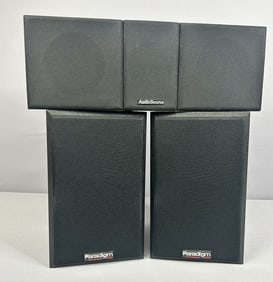 Audiosource Paradigm Speakers Set of 3 Set of 2 Paradigm performance series speakers, minor surface