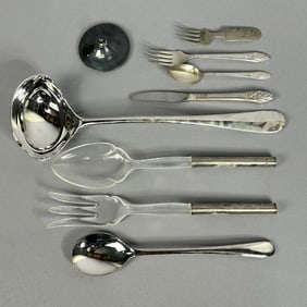 Silver Plated Mixed Flatware Lot Silver Plated Mixed Flatware Lot