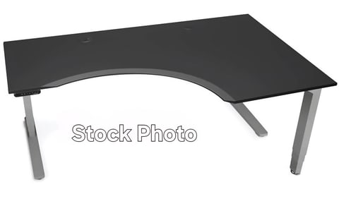 Uplift Ergonomic Standing Desk White Uplift corner standing desk. Model FRM053-3. Compatible with