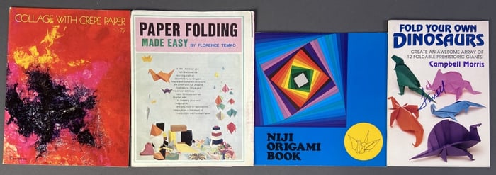 Origami & Paper Folding Books Set of Four Fold Your Own Dinosaurs by Campbell Morris, published by