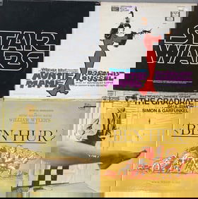 4 Vinyl Movie Soundtrack LPs Star Wars Graduate Star Wars performed by the London Symphony