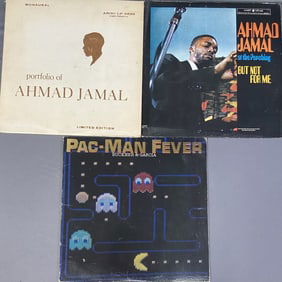 Vinyl Records Pac Man & Ahmad Jamal Set of 3 At the Pershing by Ahmad Jamal, Cadet Records CA