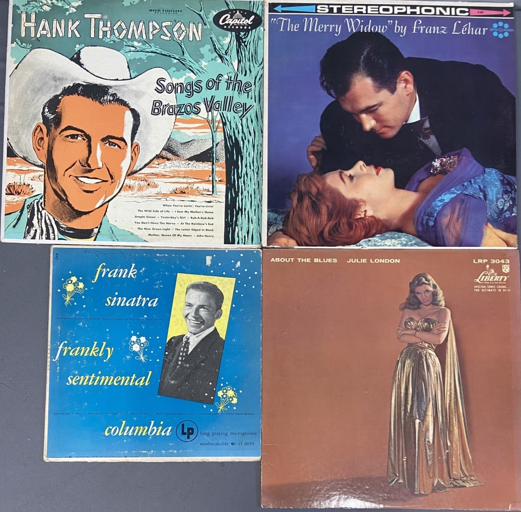 Vinyl Records  Sinatra, London, Thompson, Lehar Franz Lehar The Merry Widow, Soin-o-Rama, (1 of 13)