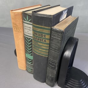 4 Vintage Books Flaubert, Burroughs, Gunther The Last Harvest by John Burroughs, published by Wm. H.